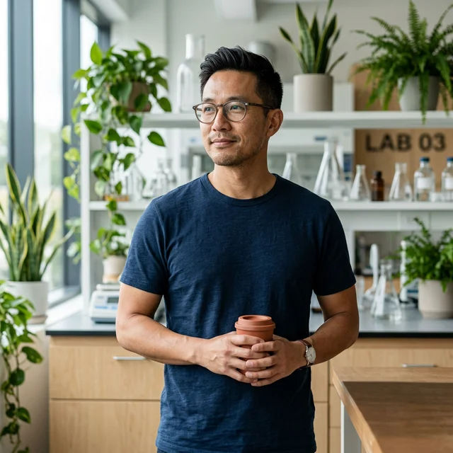Portrait of Dr. Marcus Chen, Chief Product Officer